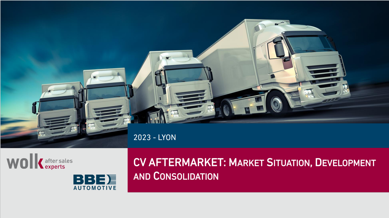 Aftermarket for commercial vehicles in Europe 2023 presentation