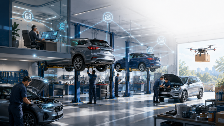 Künstliche Intelligenz in der Kfz-Werkstatt 2026 — Studie von Wolk & Nikolic